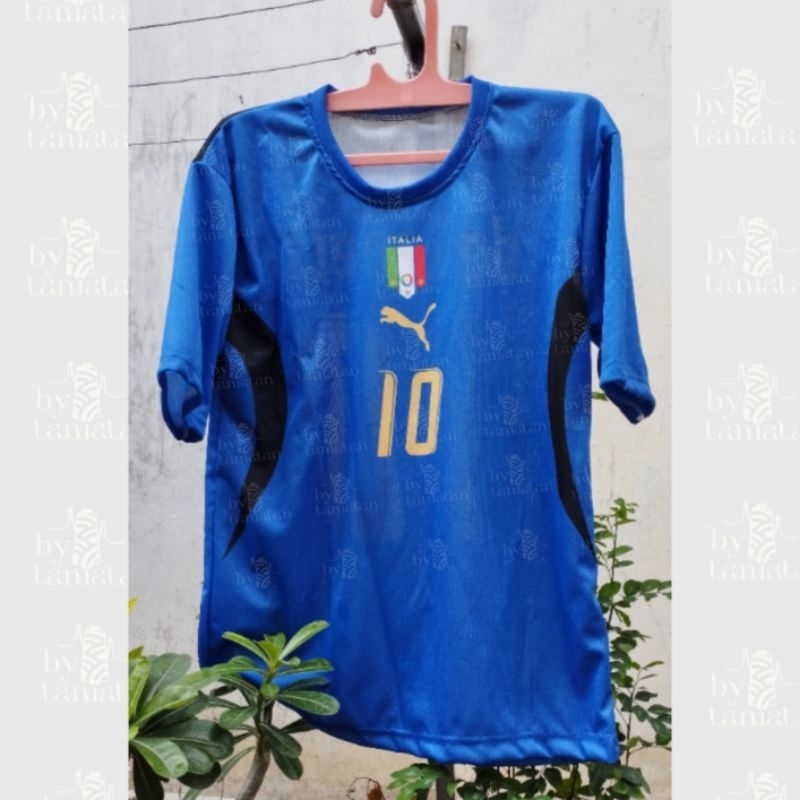 JERSEY ITALIA 2006 FULL PRINTING (Free Nama + No. Punggung)