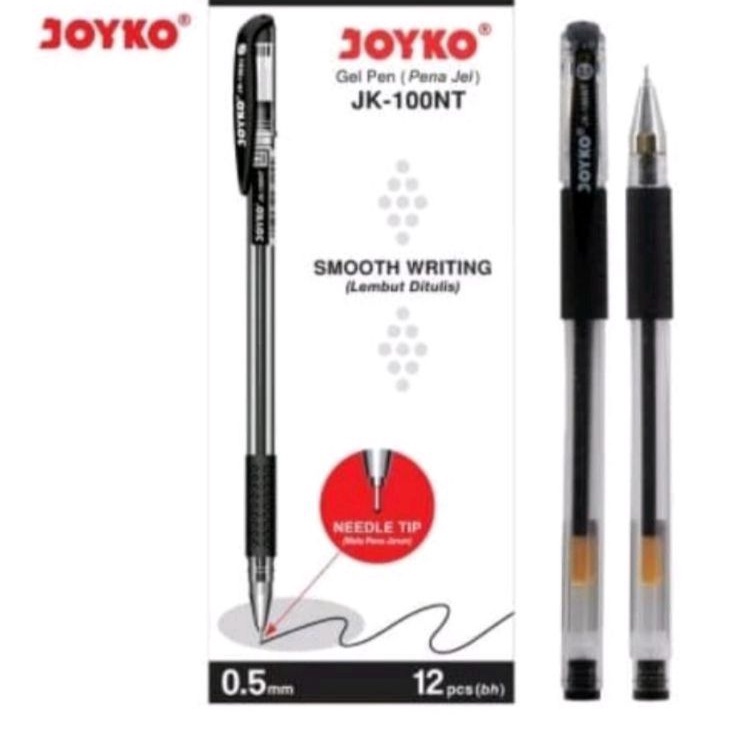 

Terkini Pulpen Gell Joyko Jk-100/Jk-100NT 0.5mm (1pak/12pcs)