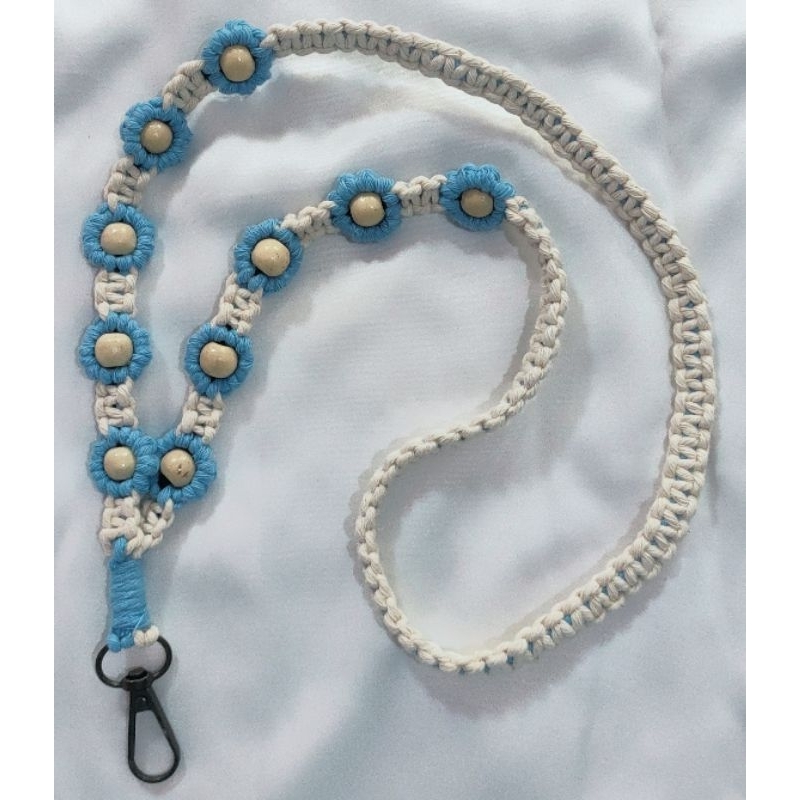 

lanyard macrame / tali gantungan HP, pod, id card