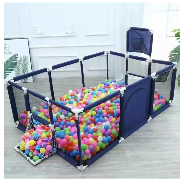 Queen Mainan Kolam mandi bola besar + keranjang basket