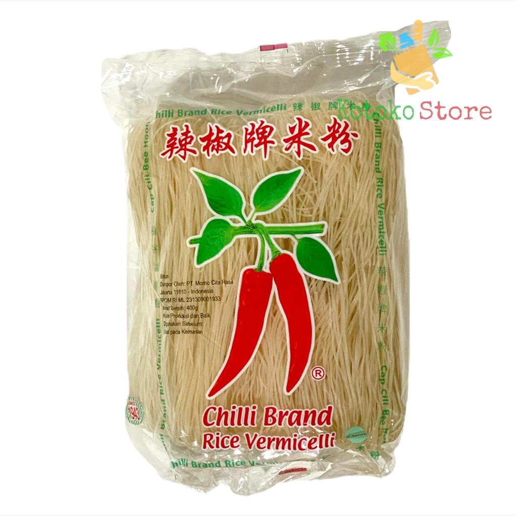 

Chilli Brand Rice Vermicelli/ Bihun Cap Cabe 400gr