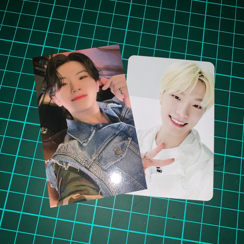 pc photocard woozi dino seventeen / pob fml / going magz