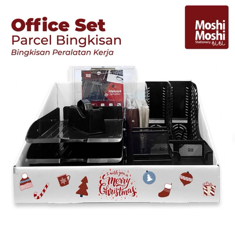 

Parcel Office Set Moshi Hampers Paket Bingkisan Kado Peralatan Kerja