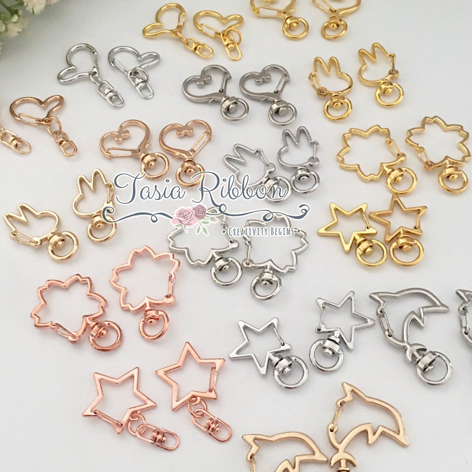 Pasti Murah Kait Tas 007 Motif (Kait Tas Variasi, Bahan Gantungan Kunci) Grosir