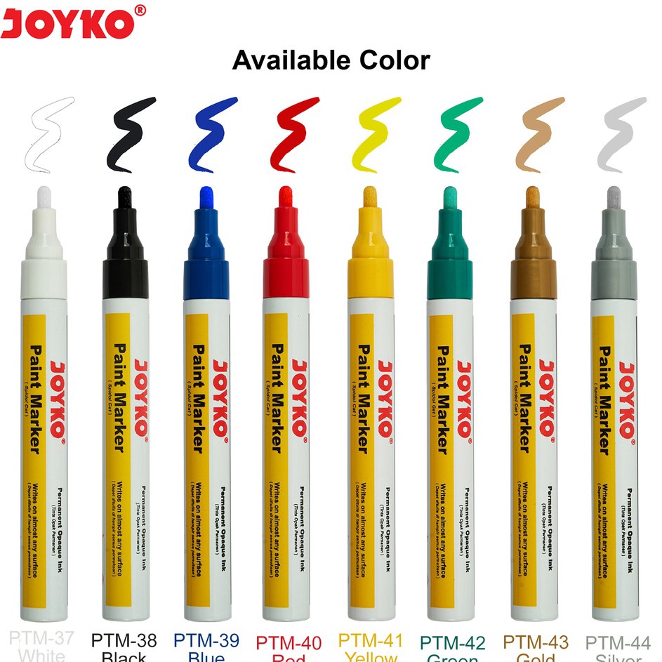 

Harga Termurah Joyko Paint Marker Color Spidol Cat Permanen Warna