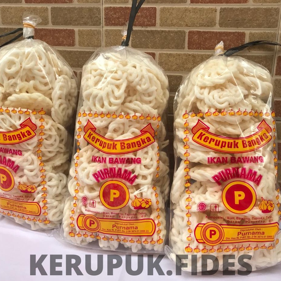 

Ready KERUPUK BANGKA PURNAMA RASA IKAN BAWANG - ISI BANYAK Renyah Gurih Enak Mantapp! ➭➱✥❄