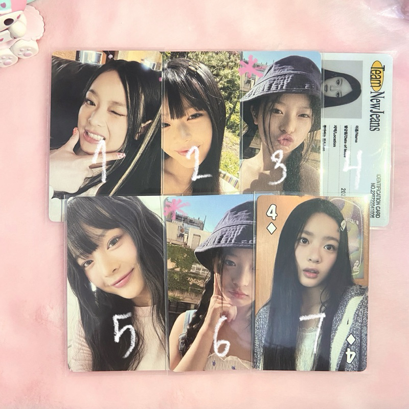 newjeans hanni sg23 bucket noot noot peri photocard pc