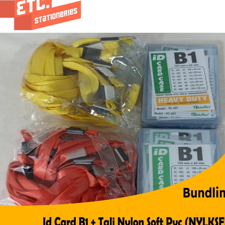 

Baru Paket Bundling Id Card B1 + Tali Nylon Soft Pvc (NYLKSFP)