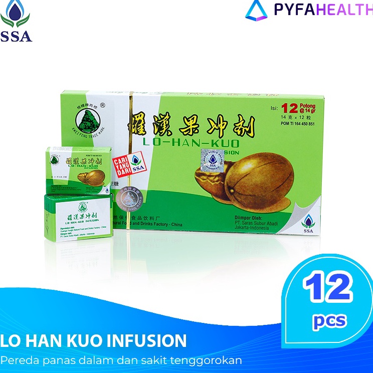 

Stok Banyak Lo Han Kuo Infusion untuk Pereda Panas Dalam - 12 Pcs ↔✢❅