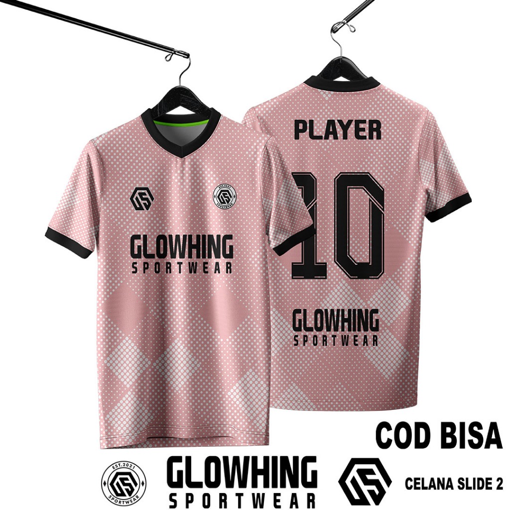 BAJU JERSEY FUTSAL BOLA VOLI CEWEK WARNA PINK  FULL PRINTING GRATIS PASANG NAMA NOMOR BISA SATUAN