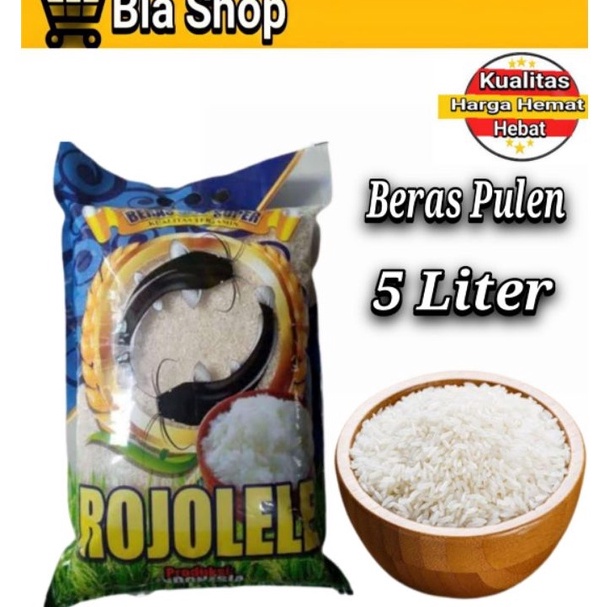 

KODE JNF176 Beras MEDIUM SUPER Pulen 5 Liter