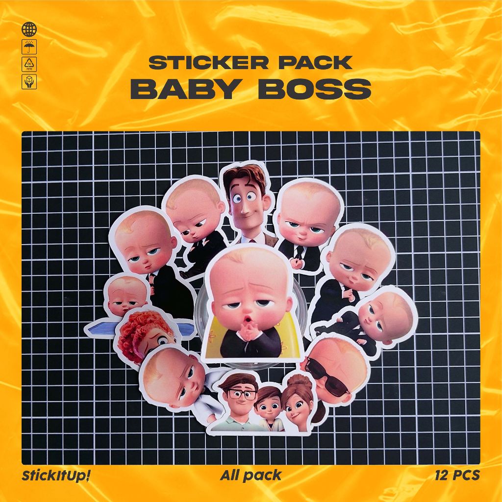 

COD✨ StickItUp Stiker Pack The Baby Boss Lucu Colorfull Keren Untuk Koper Laptop Skateboard