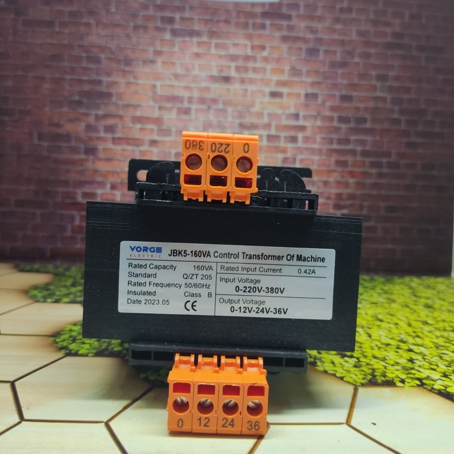 VORGE Transformer Trafo Step Down JBK5 160VA out 36V/24V/12V no fort