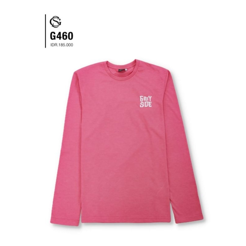 Kaos Panjang Greyside Pink