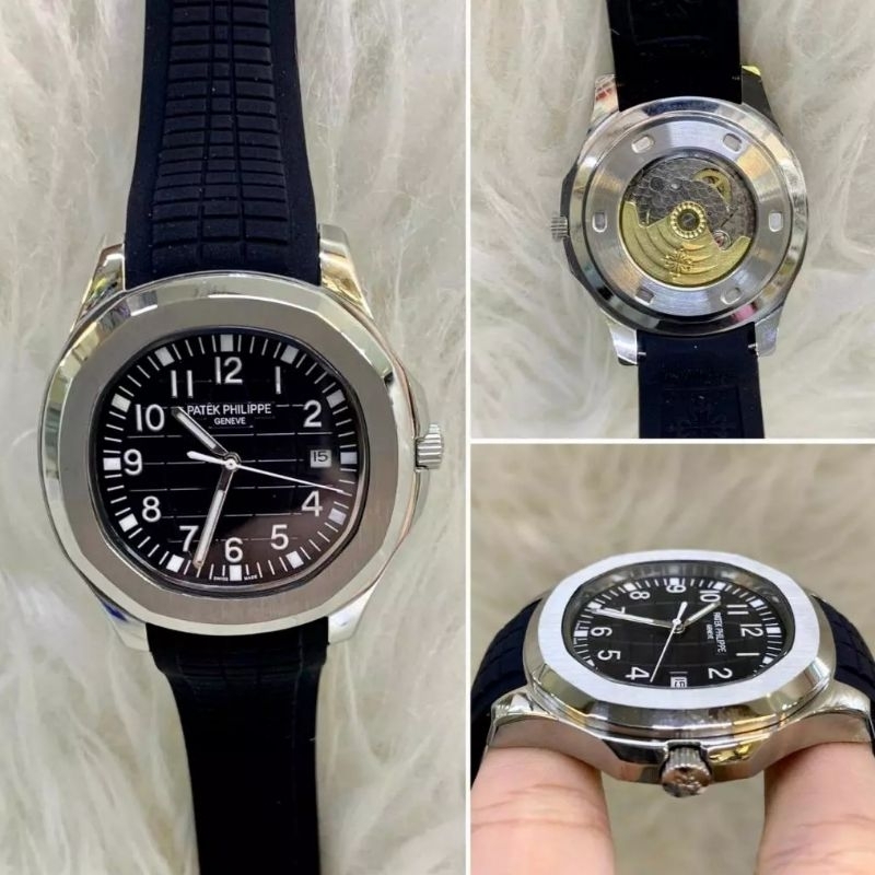 PATEK PHILIPPE AUTOMATIC RUBBER STRAP JAM PRIA COWOK