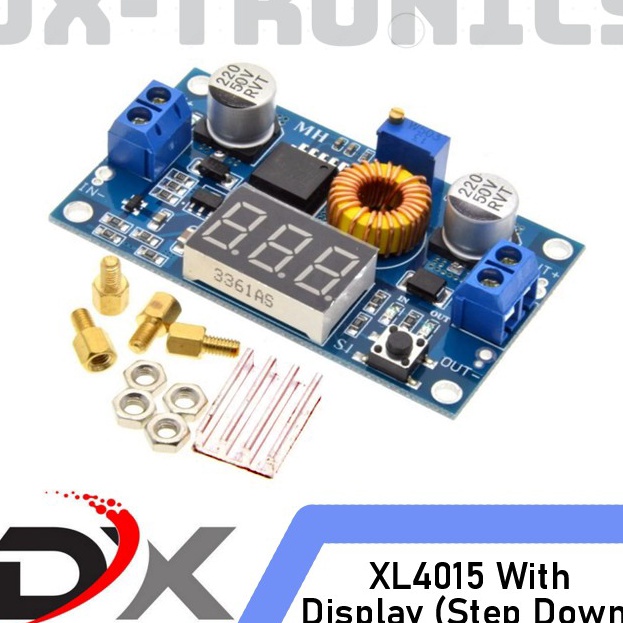 ☇✯✱ XL4015 DC To DC Step Down Buck Converter 5A XL-4015 Display Voltmeter