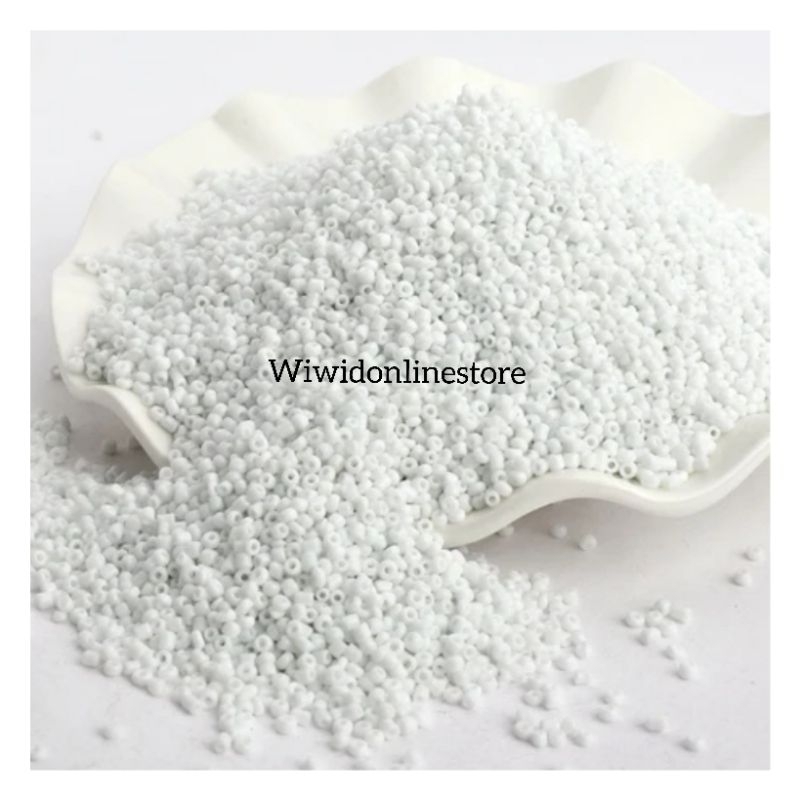 (100 gram) MANIK PASIR DOFF PUTIH