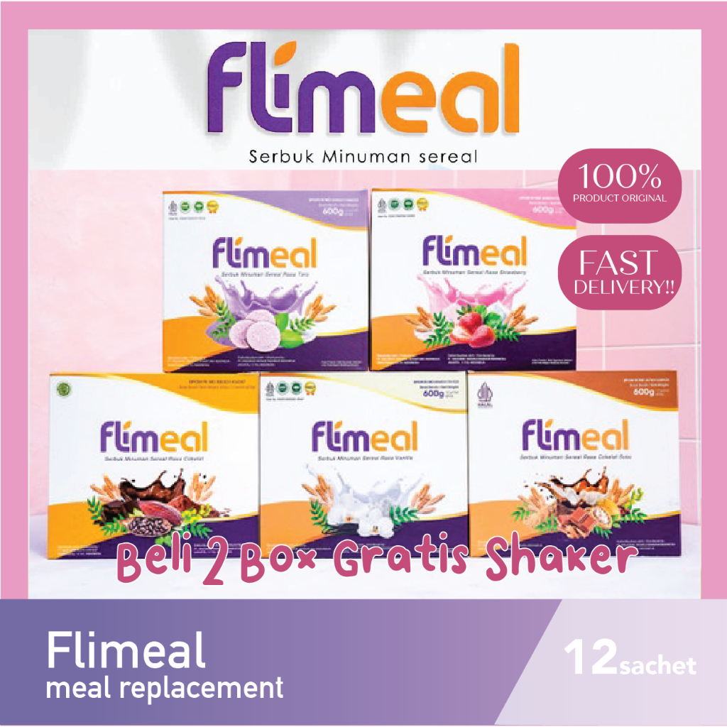 

Flimeal (Meal Replacement) - 1 Box (Isi 12 Sachet)