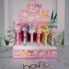 

(1pc) PEN GEL model CETEK KLIK SANRIO MELODY CINNAMOROLL KUROMI POMPOMPURIN PENA