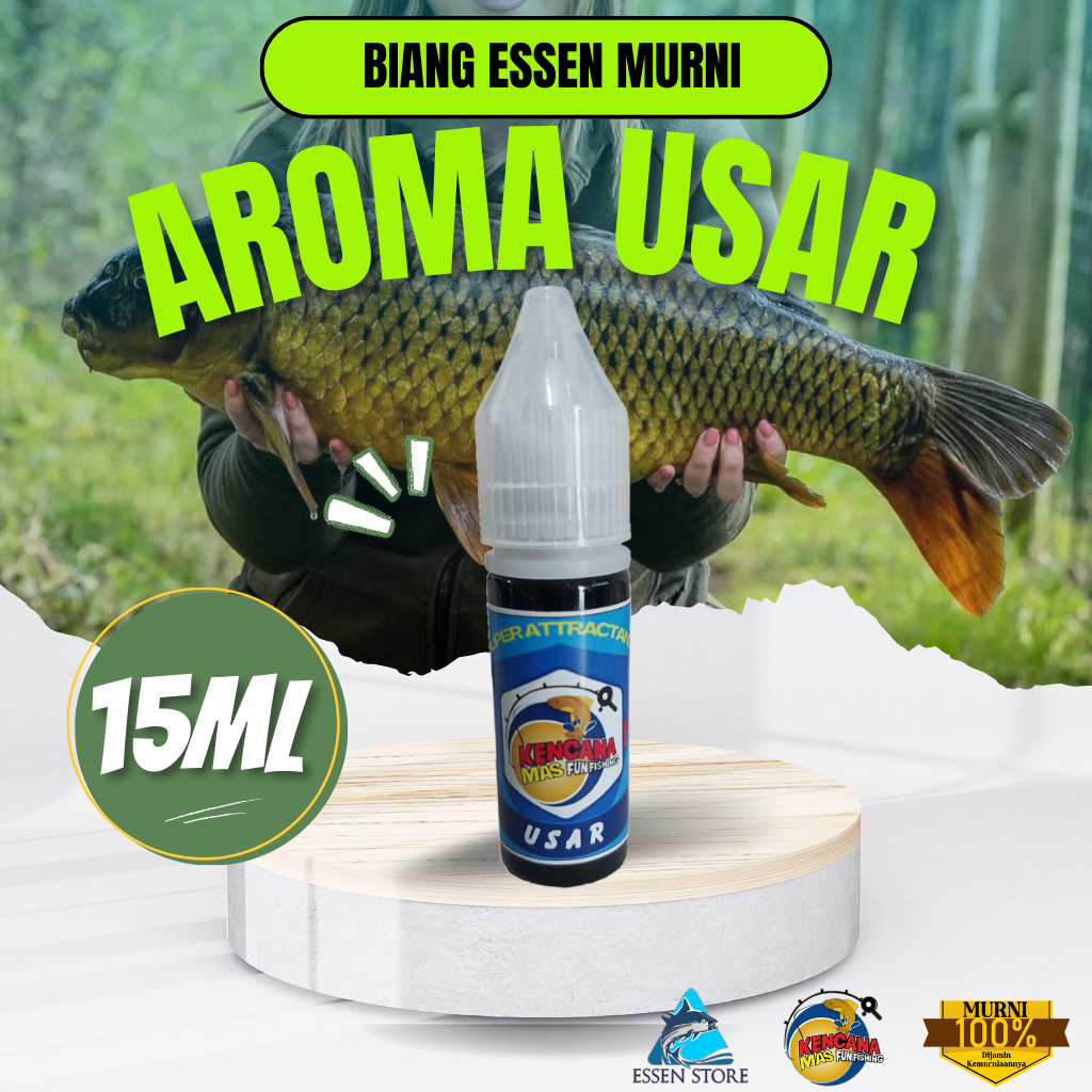 Essen Murni Aroma Usar 15ml Biang Essen Murni Asli 100%