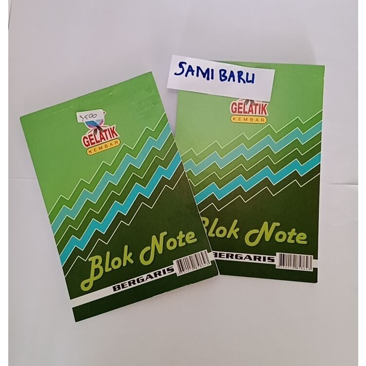 

Blok Note Gelatik Kembar Garis Polos Kecil