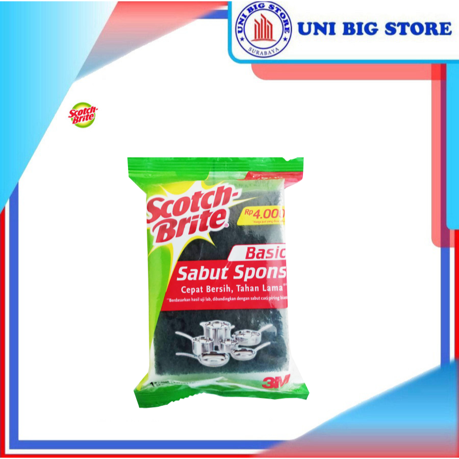 Scotch Brite Sabut Spon 3M Sponge Cuci Piring
