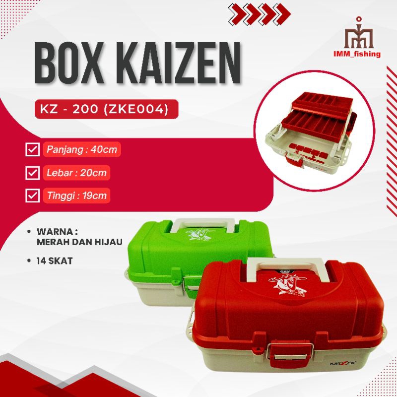 TACKLE BOX KAIZEN | Tackle Box | Kotak | Box Pancing