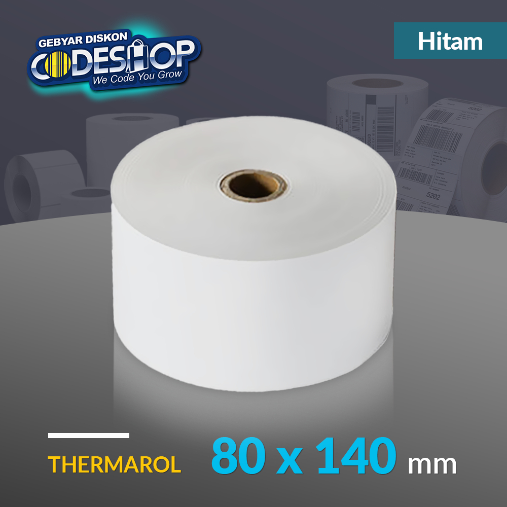 

Thermarol Kertas Thermal 80 x 140 mm Struk Printer Kasir Desktop 80mm