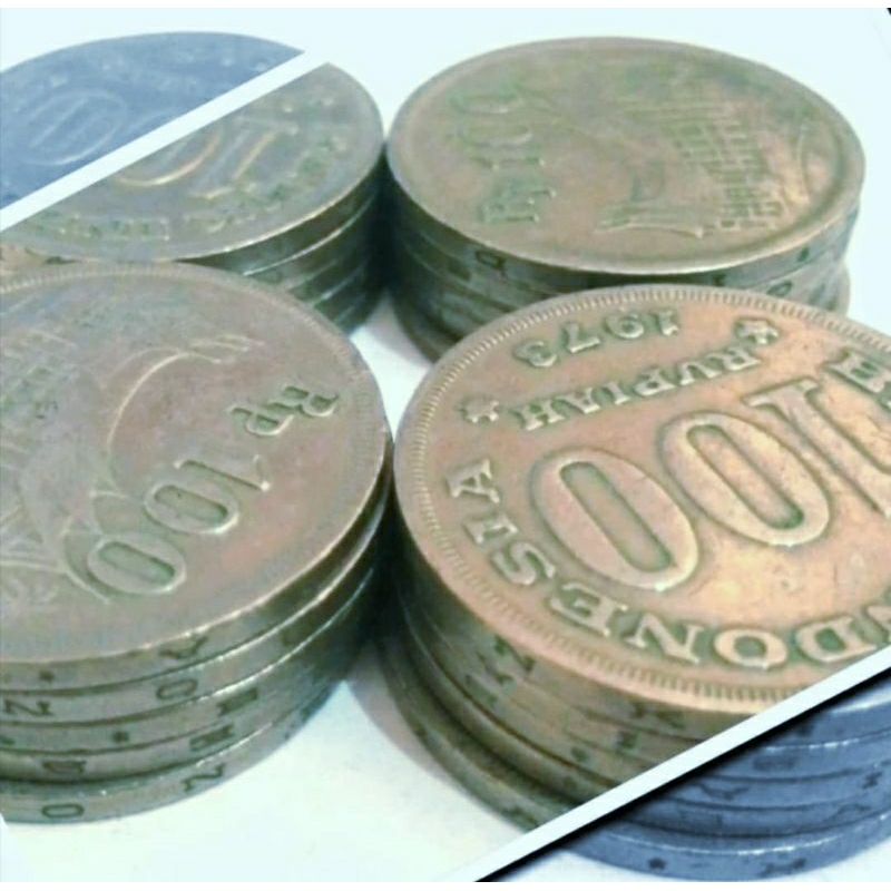 koleksi uang logam 100 rupiah 1973