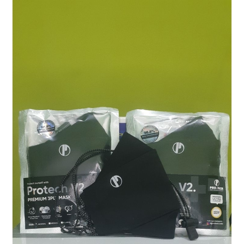 Masker Protech V2 Premium 3Ply Mask