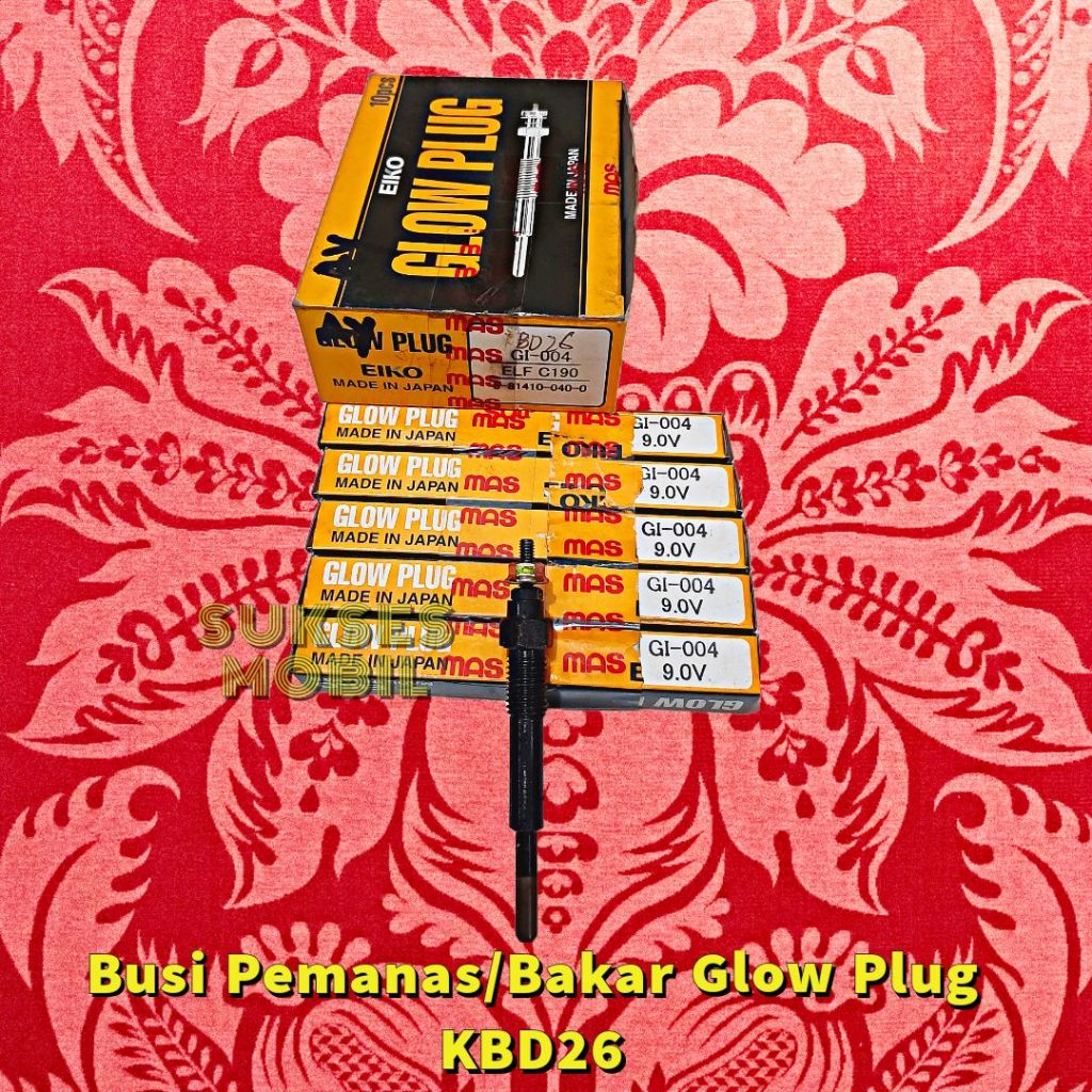Busi Pemanas/Bakar Glow Plug KBD26