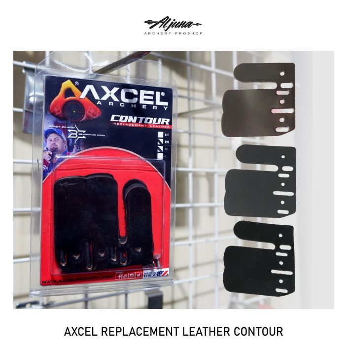AXCEL CONTOUR FINGER TAB REPLACEMENT LEATHER