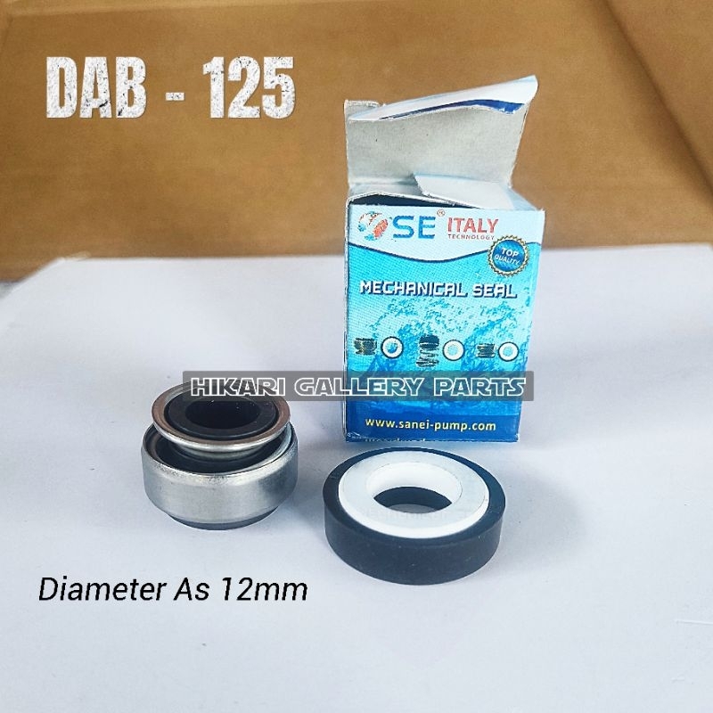 Dab 125 Mechanical Seal DAB / Sil Pompa air / Seal Mekanik / Sparepart Pompa Air Dab 125