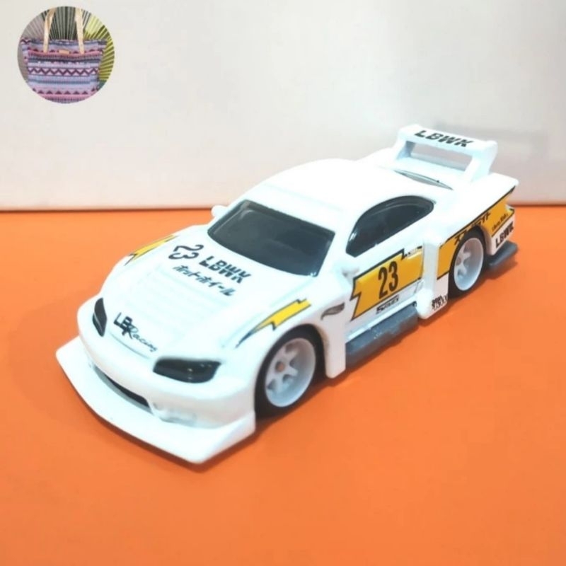 Hot Wheels LB Super Silhouette Nissan Silvia S15 LBWK White PutihLoose
