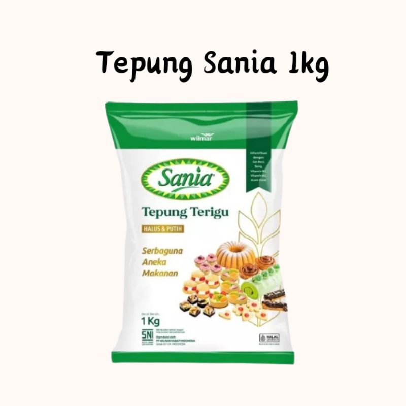 

Tepung Terigu Serbaguna Sania Green Kemasan 1kg