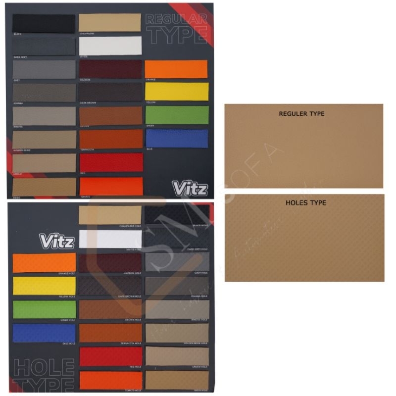 Vitz by Carviero - Oscar/Synthetic Leather/Kulit Sintetis/Jok Mobil/Jok Motor/Sofa
