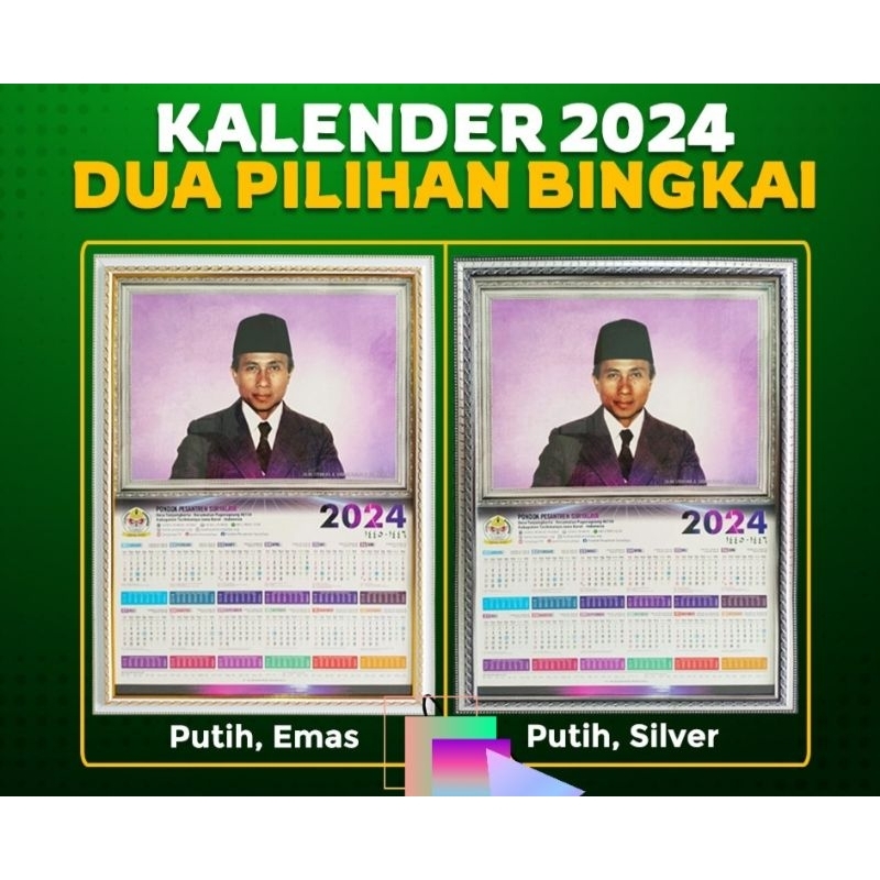 

Kalender 2024 Bingkai. Foto KH. A Shohibulwafa Tajul Arifin(Abah Anom)