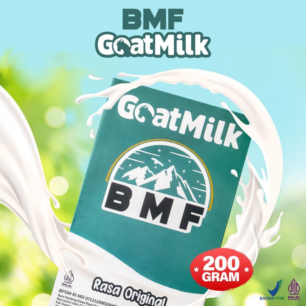 

GOATMILK BMF Susu Kambing Etawa 200gr Rasa Original