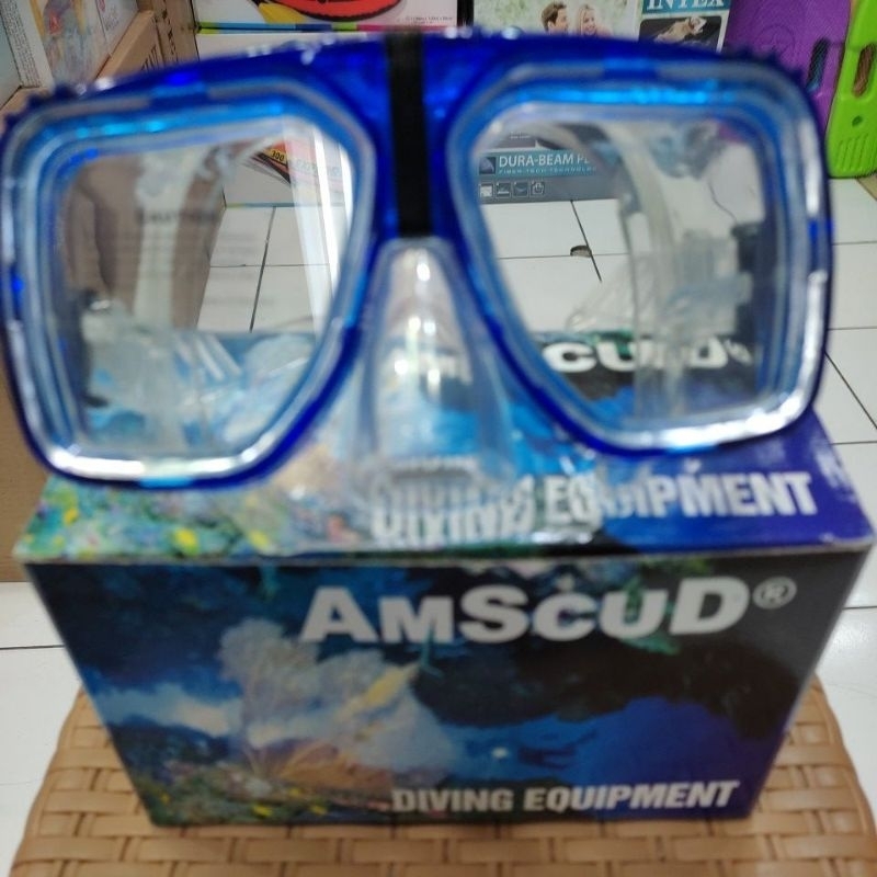 Alat selam masker Tanago merk.Amscud