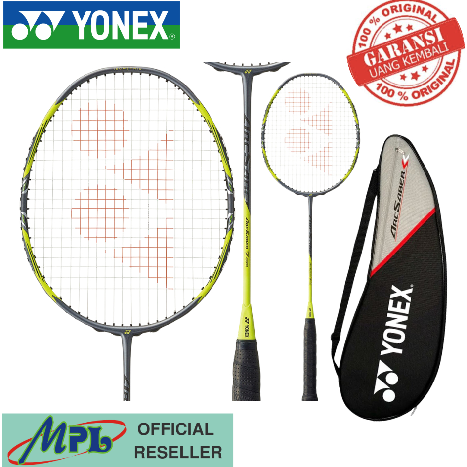 RACKET BADMINTON YONEX ARC SABER 7 PRO+THERMOBAG 4U / ARC SABER 7 PLAY