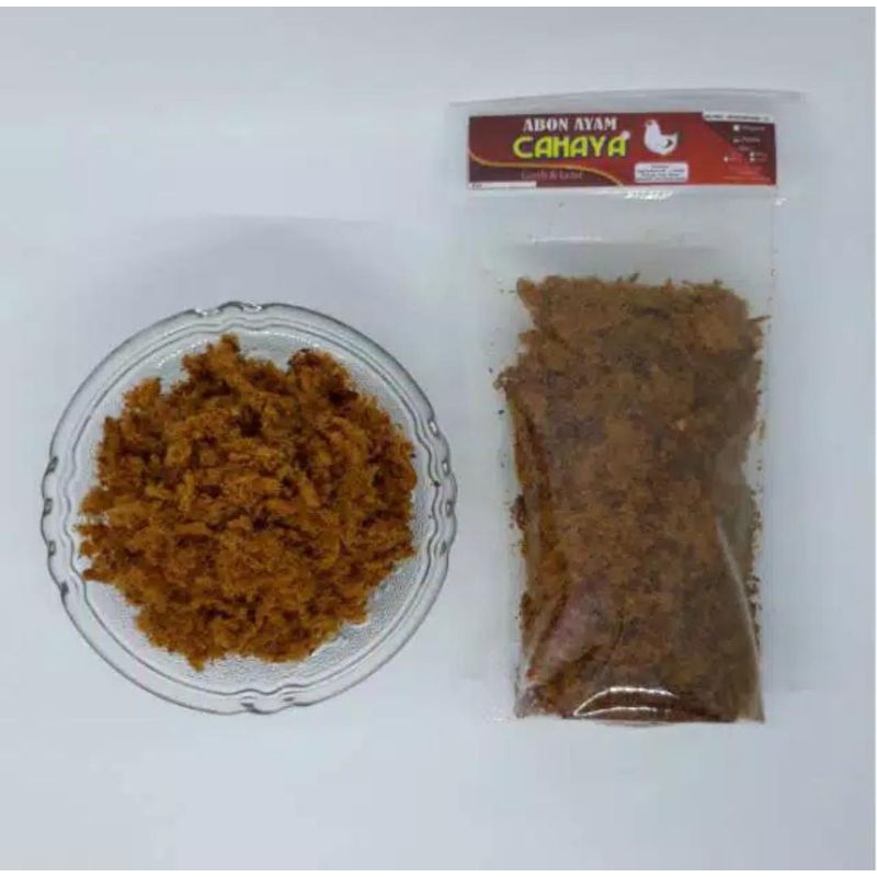 

abon ayam cahaya original dan pedas 250 g