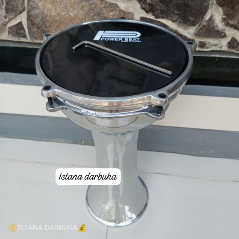 Import Terlaris DARBUKA/Dumbuk pinggang almunium 8inc SIAP PAKAI buruan