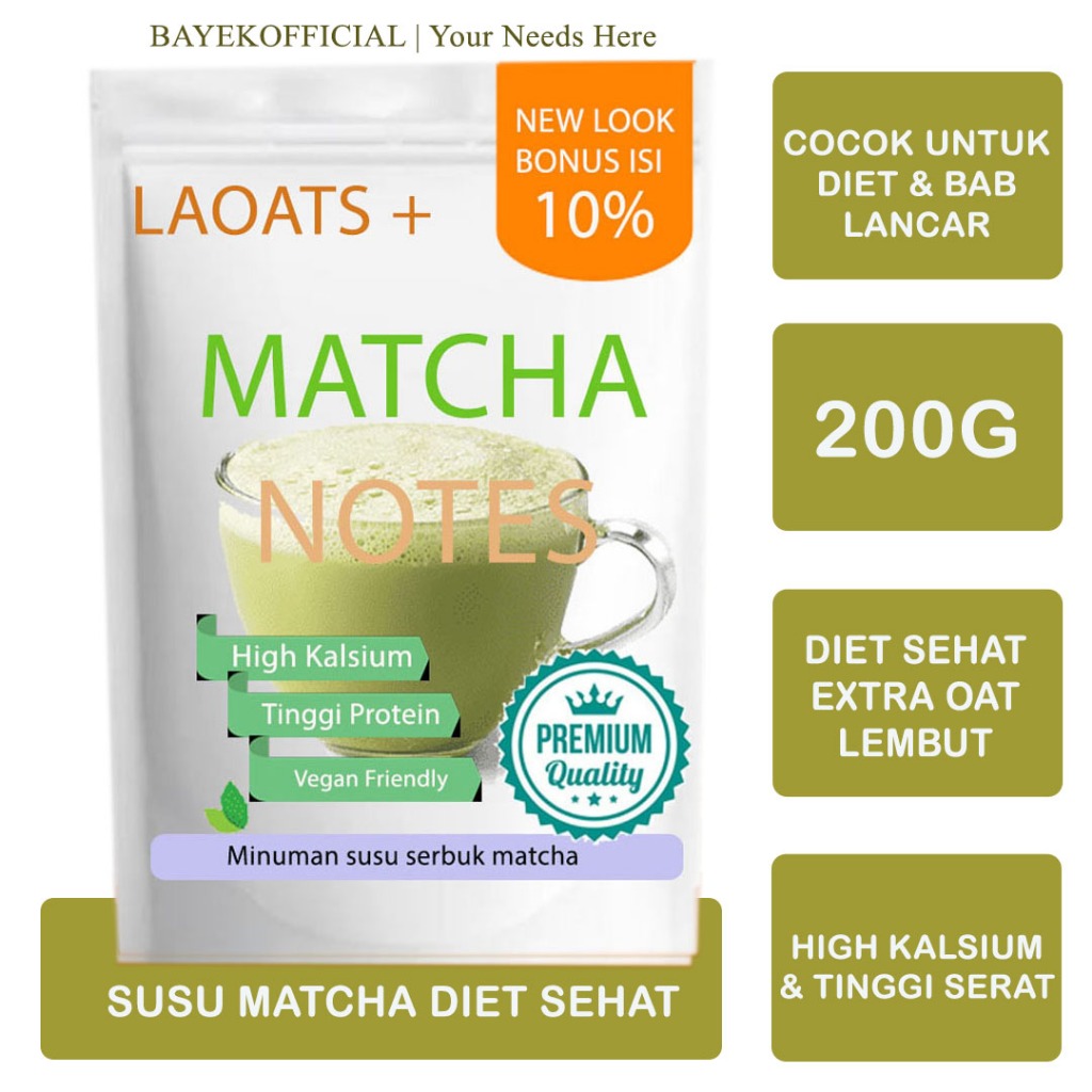 

Serbuk Minuman Matcha Pelangsing Penurun Berat Badan Susu Diet Rendah Lemak Low Fat Minuman Diet Pelangsing Badan Laoats