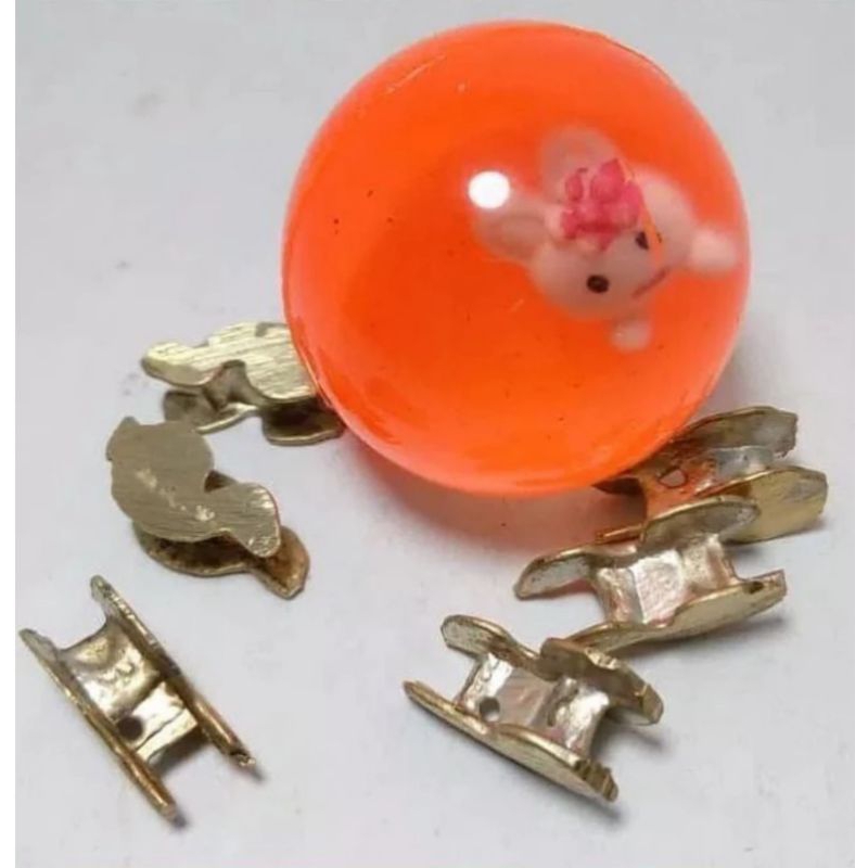 Bola Bekel Kecil Diameter 2 Cm + Biji Bekel Kuningan