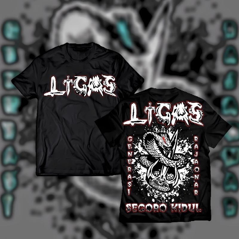 Kaos Ligas Segorokidul Kaos distro terbaru kaos ligas garis keras Terbaru LIGAS Lawasan Ful punggung