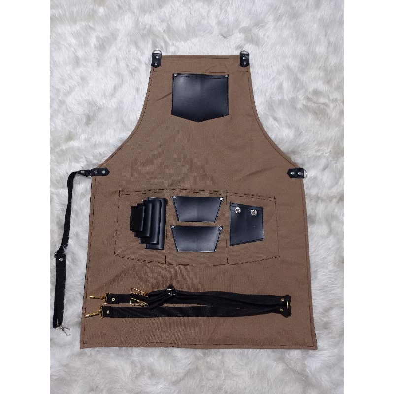 apron barbershop/celemek barbershop/apron barista/caffe/bartender