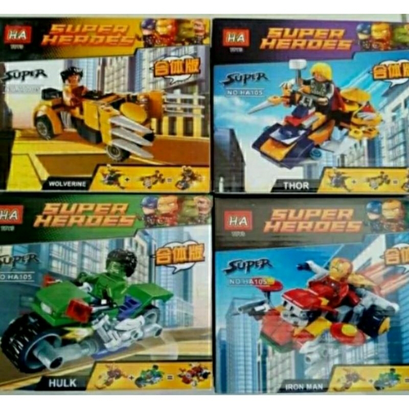 Lego HA Super Heroes / Lego Super hero / Lego Jumbo / Lego Murah