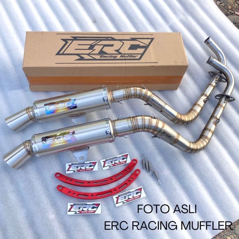 (FULLSET AEROX NMAX) SAMLONG ERC KNALPOT RACING COBRA