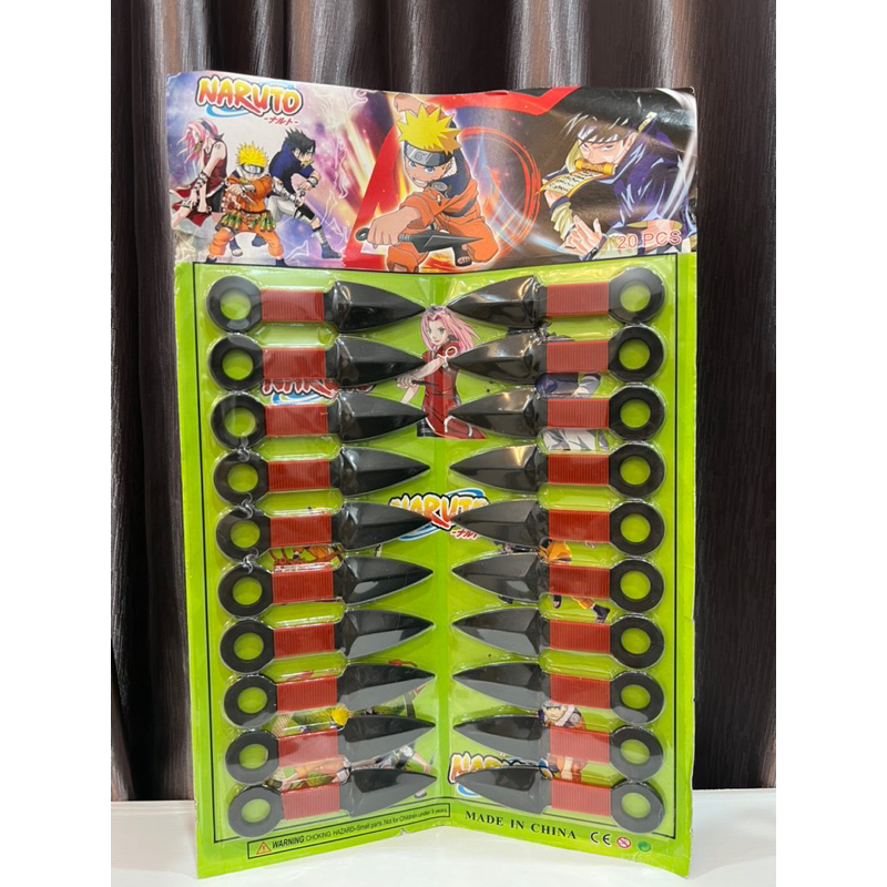 Mainan anak suriken tumpul kunai ninja peso ninja mainan