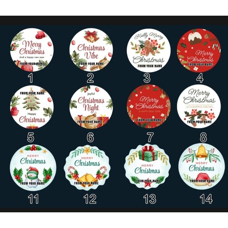 

STICKER MERRY CHRISTMAS